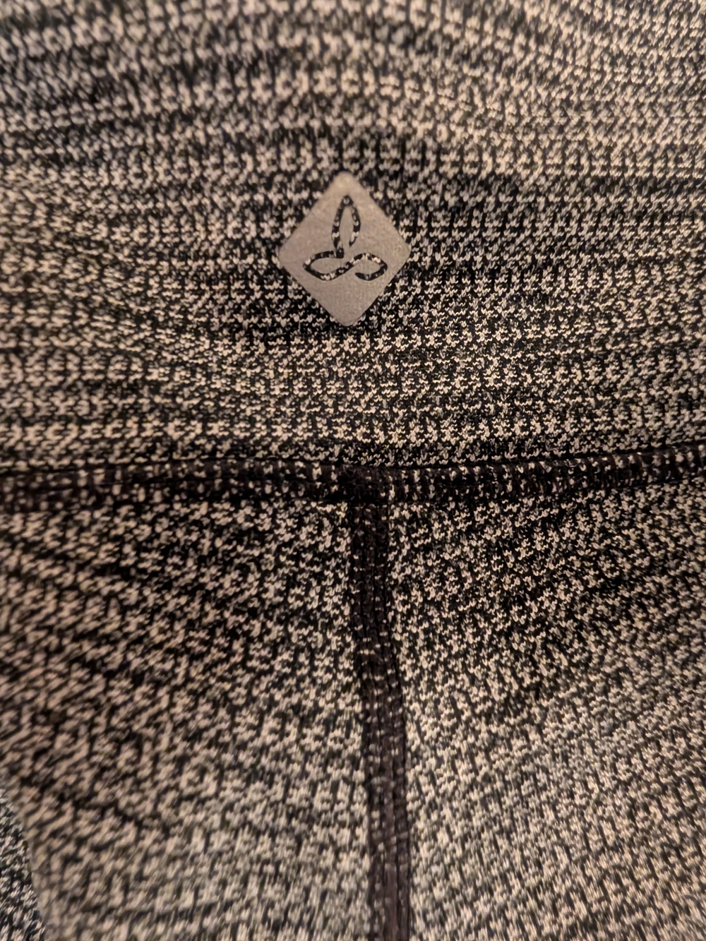Prana Black & White Marled Active Leggings